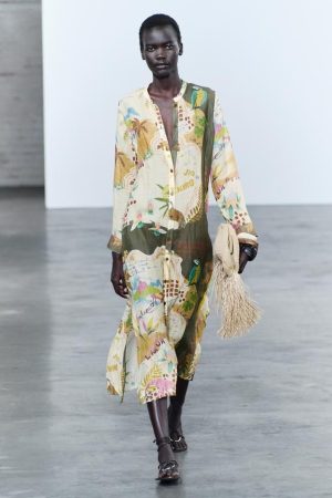 VESTIDO TÚNICA ESTAMPADO RAMIO ZW COLLECTION