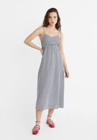 VESTIDO LARGO RAYAS LAZO