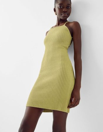 Vestido rústico espalda abierta