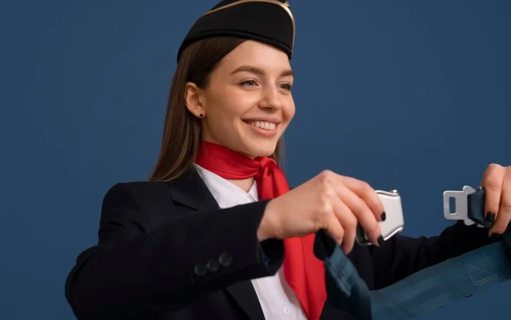 Izabela (21), azafata de vuelo: “Hay procedimientos que no puedo decir porque son confidenciales" 1 Merca2.es Ser azafata: Un mundo exigente que comienza antes del primer vuelo