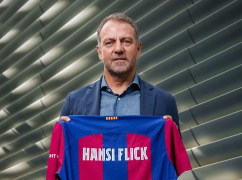 hansi flick fc barcelona 02 El temible 11 que armaría Hansi Flick en Barcelona