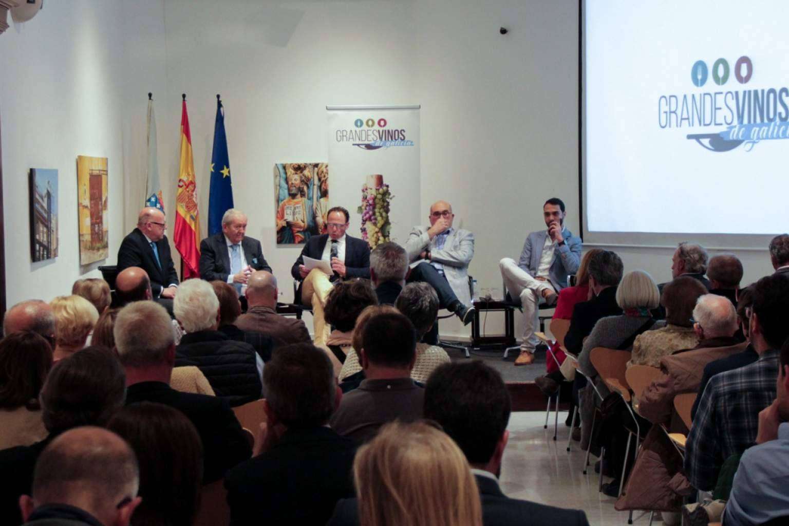 150 profesionales del sector vinícola, turístico y hostelero asistieron a la presentación en Madrid de Grandes Vinos de Galicia