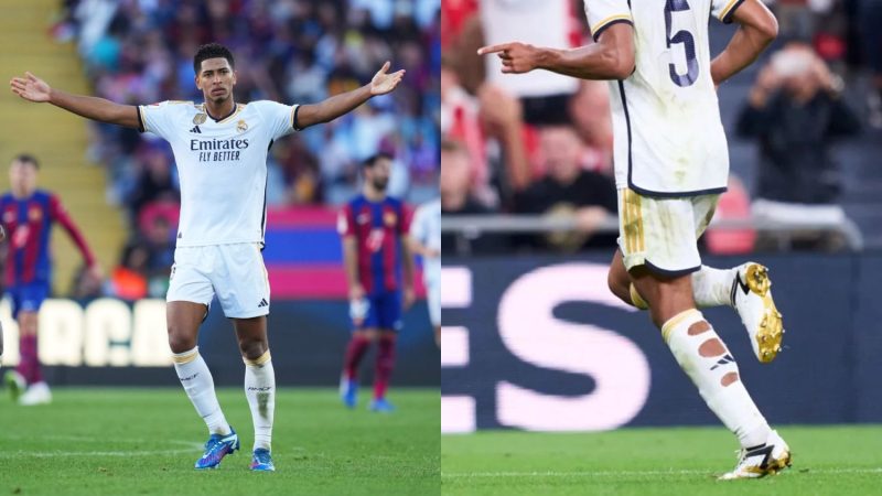 La verdadera razón por la que los futbolistas agujerean sus calcetines 1 Merca2.es jude bellingham calcetines agujereados Merca2.es