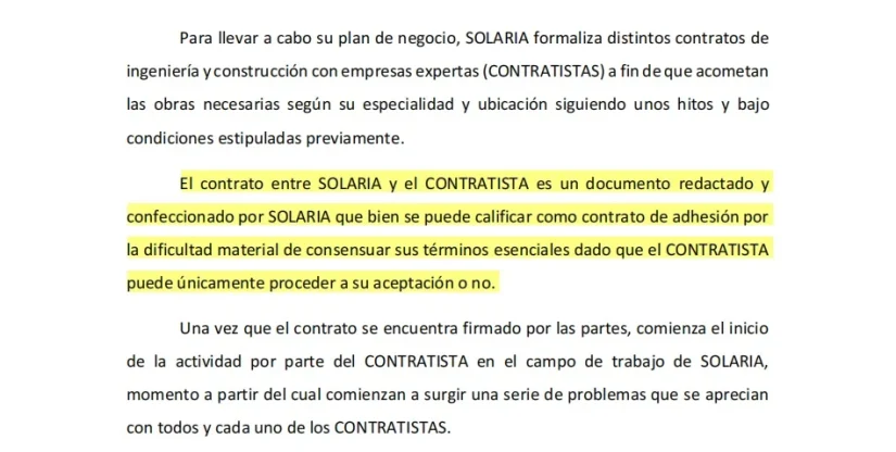 La plataforma de afectados denunciará a Solaria por estafa y coacciones 2 Merca2.es screenshot accion penal solaria 2