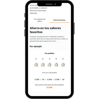 Just Eat apunta a los clientes premium y beneficia a los restaurantes 2 Merca2.es tarjetas sellos descuentos 1 Merca2.es