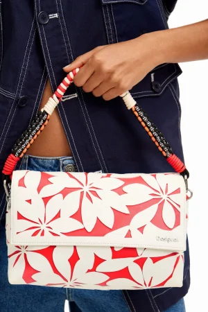 Bandolera M flores troqueladas