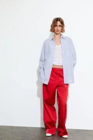 CAMISA OVERSIZE GABARDINA