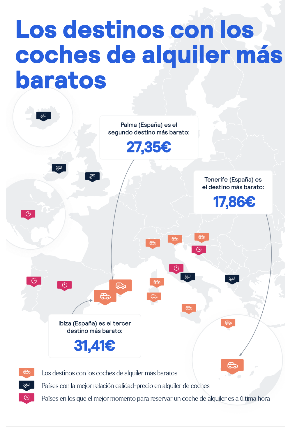 Skyscanner presenta una guía de consejos para ahorrar hasta un 47% de media en el alquiler de coches