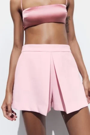 FALDA PANTALÓN PLIEGUE DELANTERO