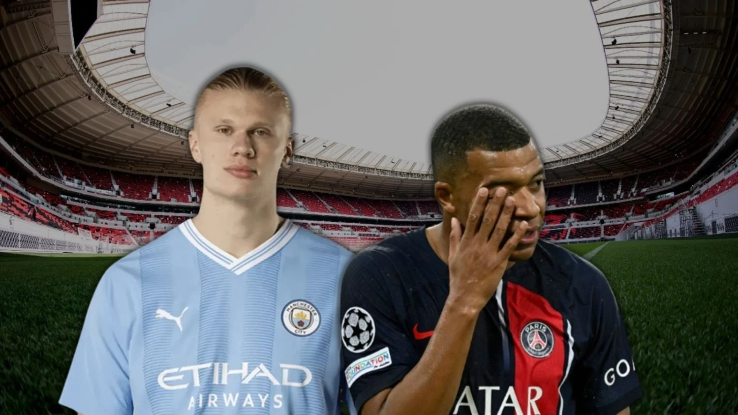kylian mbappe erling haaland Por qué la UEFA borró a Mbappé y Haaland