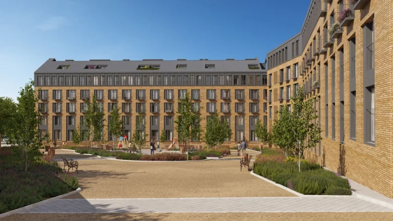 La inmobiliaria Kronos Homes apuesta por Carabanchel e inicia las obras de Brooklyn 1 Merca2.es MAGEN DESDE EL PARQUE Merca2.es