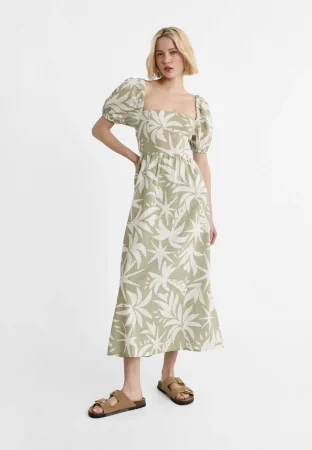 VESTIDO MIDI ESPALDA CRUZADA