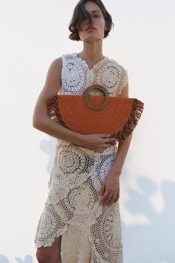 VESTIDO MIDI PUNTO CROCHET LIMITED EDITION