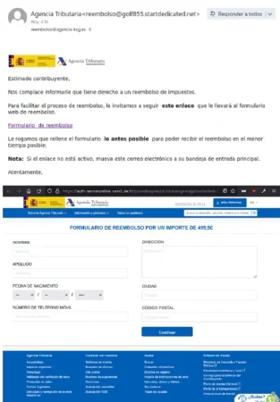 Movistar y Hacienda, los nuevos 'ganchos' para las ciberestafas 2 Merca2.es Movistar y Hacienda, los nuevos ganchos para las ciberestafas