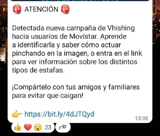 Movistar y Hacienda, los nuevos 'ganchos' para las ciberestafas 1 Merca2.es Movistar y Hacienda, los nuevos ganchos para las ciberestafas