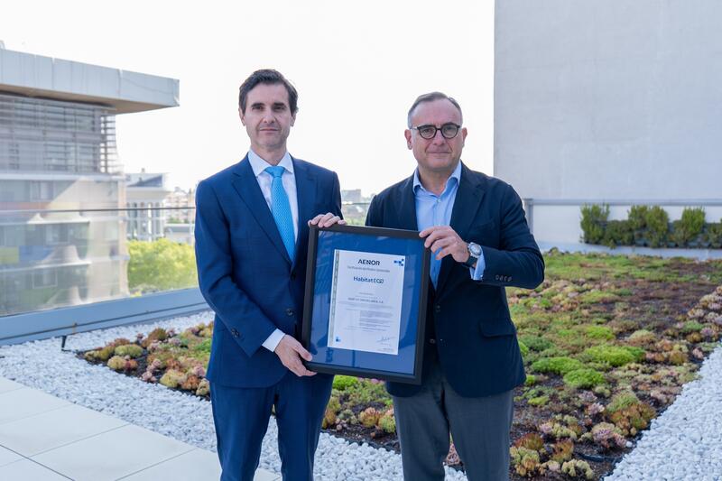 Aenor garantiza el distintivo ‘Habitat Eco’ promovido por la inmobiliaria Habitat Inmobiliaria