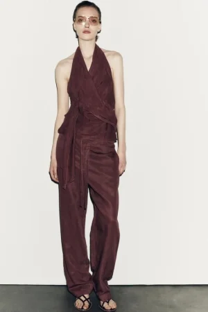 CONJUNTO TOP Y PANTALÓN PIJAMERO ZW COLLECTION