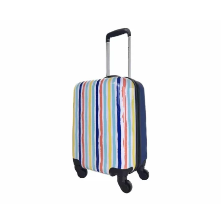 Maleta de cabina rígida multicolor, 50 cm, 4 ruedas