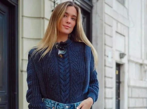 María-Pombo-look-falda-boho-romantico María Pombo impacta con una falda de Bershka y Stradivarius a precio de locura