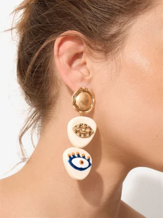 PENDIENTES LARGOS OJOS