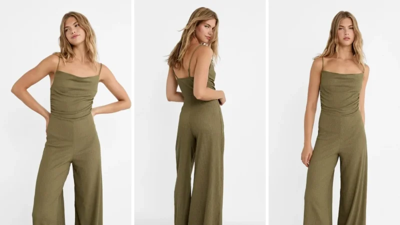 Stradivarius y su mono efecto vientre plano: la prenda más deseada del verano 1 Merca2.es El mono de vientre plano de Stradivarius