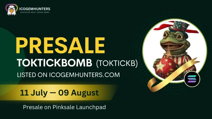 Toktickbumb Toktickbomb: La memecoin que va a revolucionar el mercado con su concepto poco