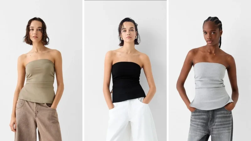 El top de Bershka que Alba Díaz luce y realza la figura y que puedes comprar con un descuento irreal 2 Merca2.es Como combinar el top de Bershka a tus prendas