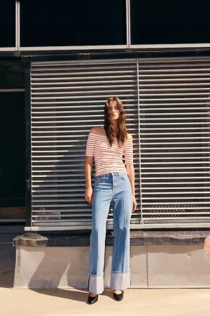 Top off-the-shoulder en punto