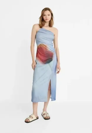 VESTIDO MIDI ESTAMPADO