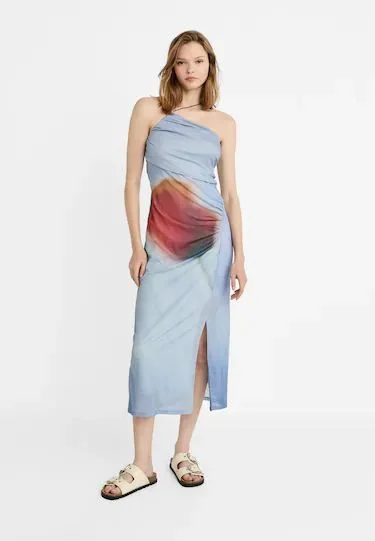 VESTIDO MIDI ESTAMPADO