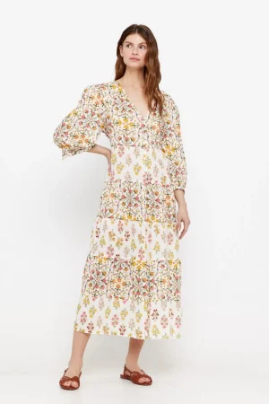 Vestido estampado floral