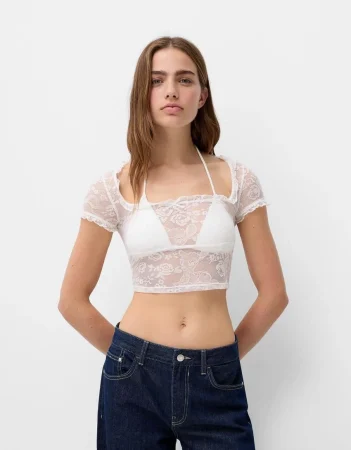 Camiseta Disney Bambi manga corta blonda