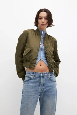 Chaqueta bomber básica