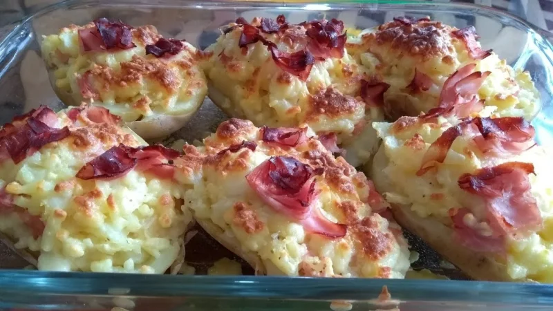 patatas asadas rellenas