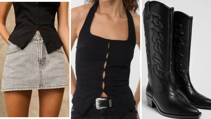 La falda de Stradivarius que estiliza tus piernas por menos de 30 euros 2 Merca2.es Tips para combinar la falda mini de Stradivarius