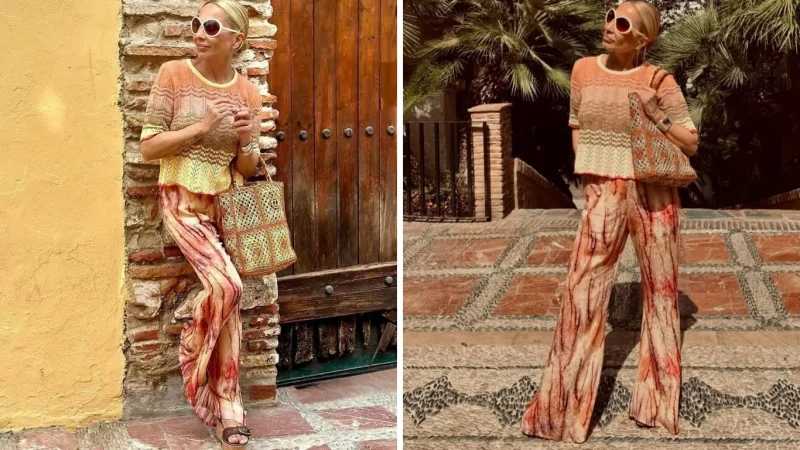 El Corte Inglés presenta el pantalón fluido que lució Marta Sánchez por menos de 40 euros 1 Merca2.es El look de Marta Sánchez que El Corte Inglés tiene