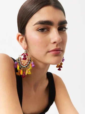 Pendientes Algodón Reciclado Pétalos - Edición Limitada