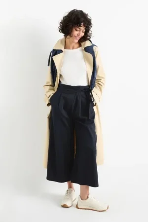 Pantalón de tela - high waist - wide leg