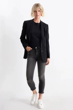 Slim jeans - mid waist