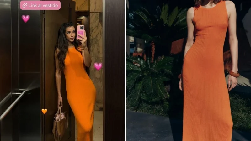 Zara tiene el vestido que Teresa Bass elige para destacar tus curvas por menos de 30 euros 2 Merca2.es El vestido de Teresa Bass y su parecido con la propuesta de Zara