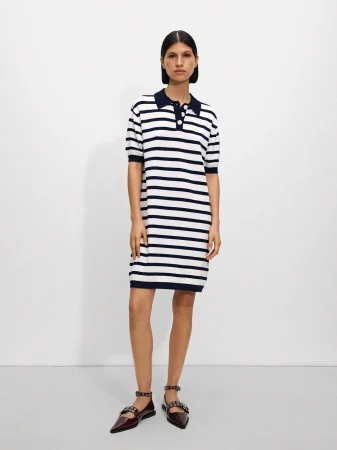 Vestido Polo con Rayas