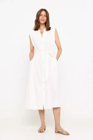 Vestido midi sin mangas