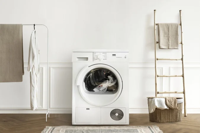 washing machine minimal laundry room interior design Merca2.es