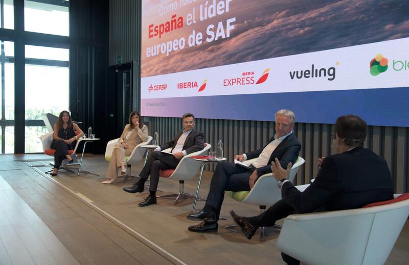 Iberia, Vueling y Cepsa ven la producción de SAF como una oportunidad real en España y piden apoyo al Gobierno