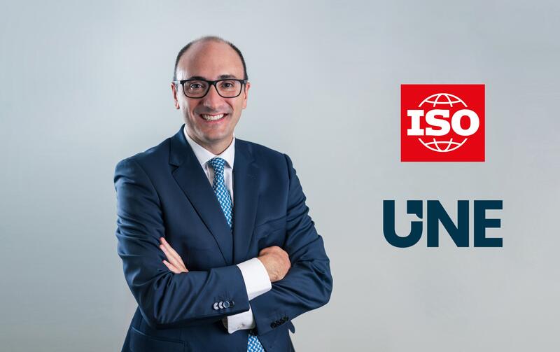 El director general de UNE, Javier García, reelegido como vicepresidente de ISO