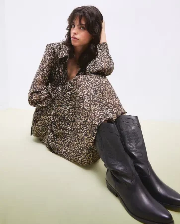 Botas de mujer estilo cowboy con tacón Tintoretto