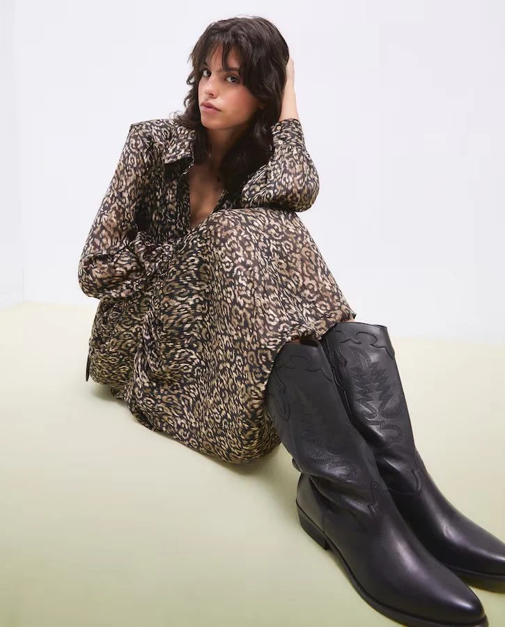 Botas de mujer estilo cowboy con tacón Tintoretto