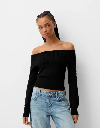 Jersey cuello bardot