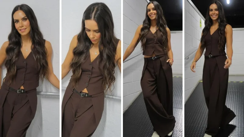 Cristina Pedroche marca tendencia a diario y este conjunto de Mango te lo pone fácil 1 Merca2.es Look completo de Cristina Pedroche