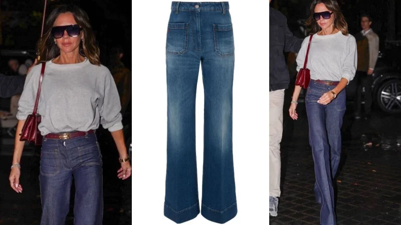El look completo de Victoria Beckham: elegancia minimalista con un toque moderno